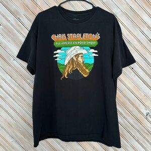 Chris Stapleton All American Road Show Band Tour T-Shirt 2022 Country